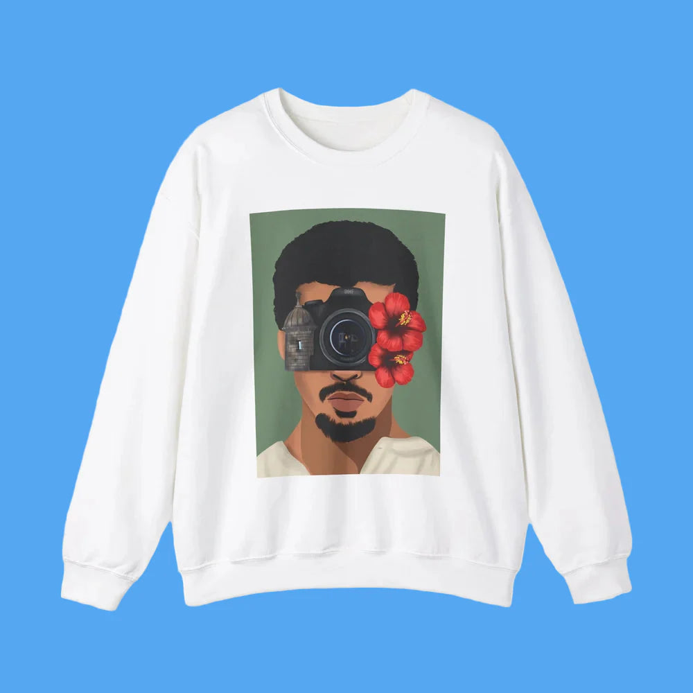 The Art of Lilee x Bad Bunny- DTMF | Unisex Heavy Crewneck Sweatshirt