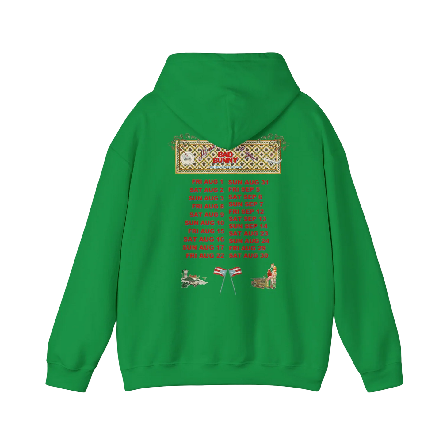 EXCLUSIVE - DTMF Green Concho Tour Dates Hoodie