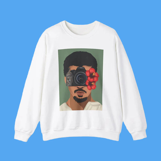 The Art of Lilee x Bad Bunny- DTMF | Unisex Heavy Crewneck Sweatshirt