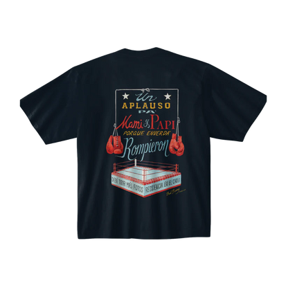 Bad Bunny Boxing Ring Black T-Shirt