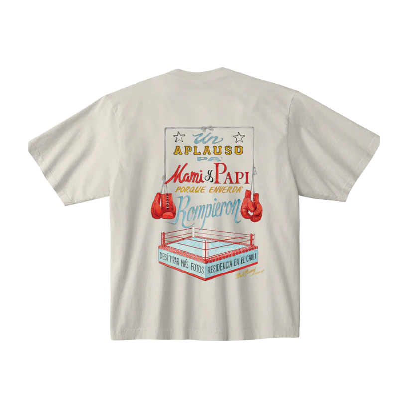 Bad Bunny Boxing Ring T-Shirt Grey