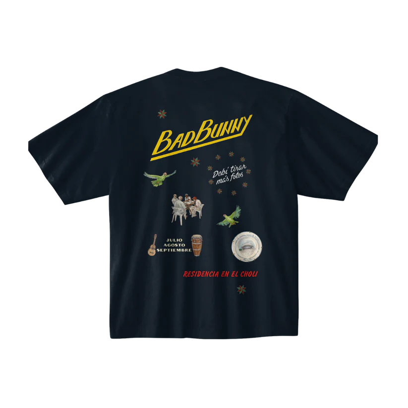 Bad Bunny La Residencia Black T-Shirt