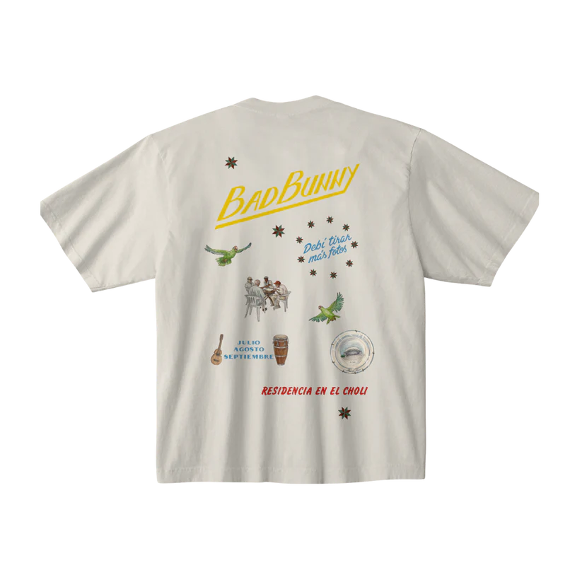 Bad Bunny La Residencia Grey T-Shirt