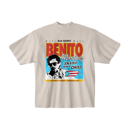 Bad Bunny Salsa Silver Grey T-Shirt