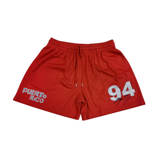 DTMF Red Mesh Short