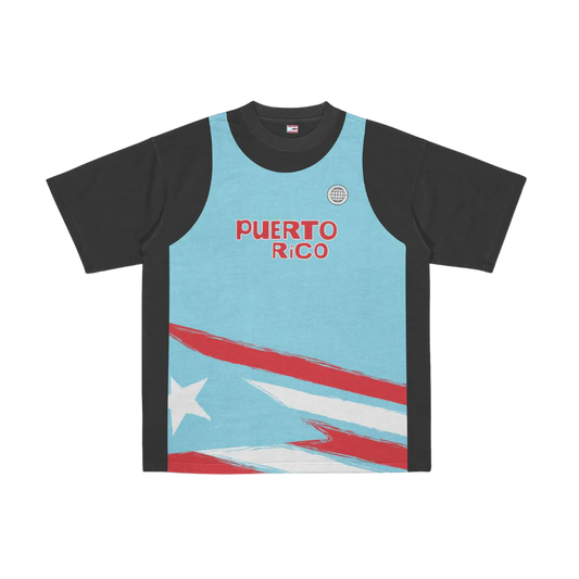 Tee Jersey Black Blue T-Shirt