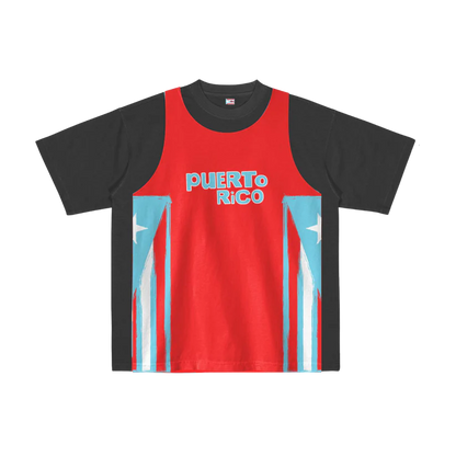 Tee Jersey Black Red T-Shirt