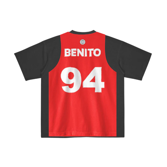 Tee Jersey Black Red T-Shirt