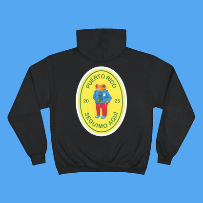 Bad Bunny Black Champion Hoodie